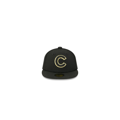 Chicago Cubs Gold Logo Mini 59FIFTY Fitted Hat