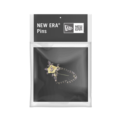 New Era Cap Floral Flag Pin