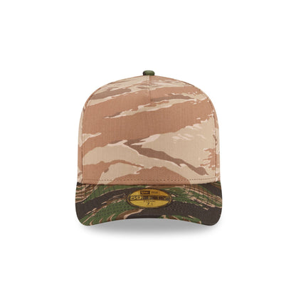 New Era Cap Silver Tier Three Looms Camo 59FIFTY A-Frame Fitted Hat