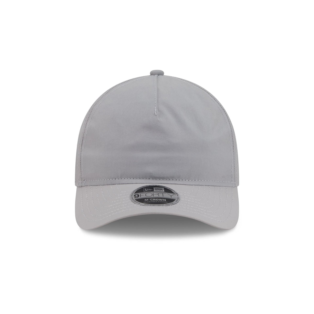 New Era Cap Black Platinum Tier Crinkle Nylon 9FORTY M-Crown A-Frame Snapback Hat