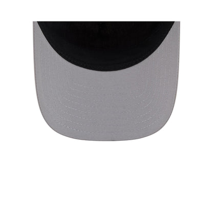 New Era Cap Black Platinum Tier Crinkle Nylon 9FORTY M-Crown A-Frame Snapback Hat