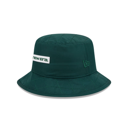 New Era Cap Green Quilted Bucket Hat