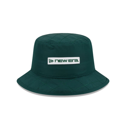 New Era Cap Green Quilted Bucket Hat