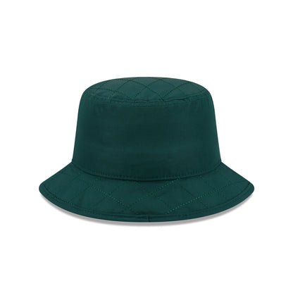 New Era Cap Green Quilted Bucket Hat