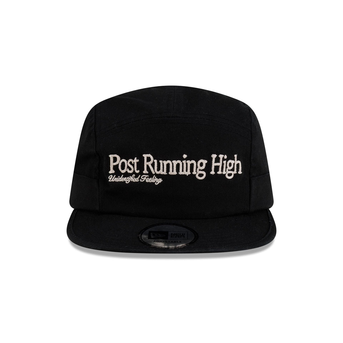 Hermanos Koumori Post Running High Script Black Camper Adjustable Hat