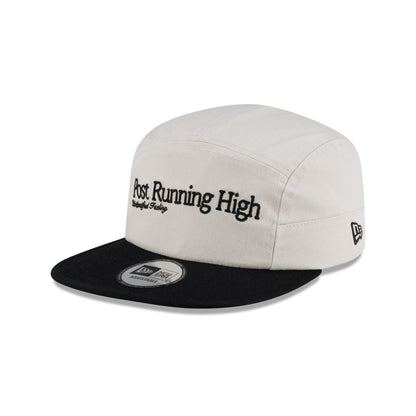 Hermanos Koumori Post Running High Script Stone Camper Adjustable Hat