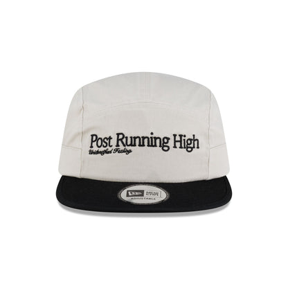 Hermanos Koumori Post Running High Script Stone Camper Adjustable Hat