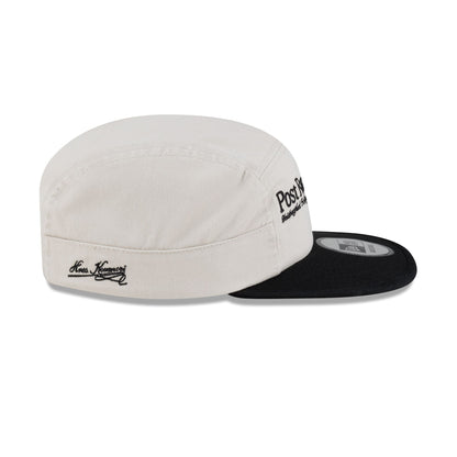 Hermanos Koumori Post Running High Script Stone Camper Adjustable Hat