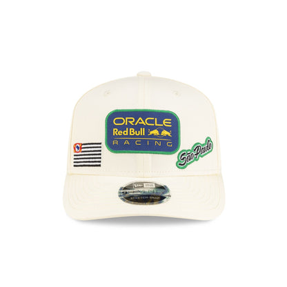2026 Brazil Race Special Oracle Red Bull Racing Chrome White 9SEVENTY Stretch-Snap Hat