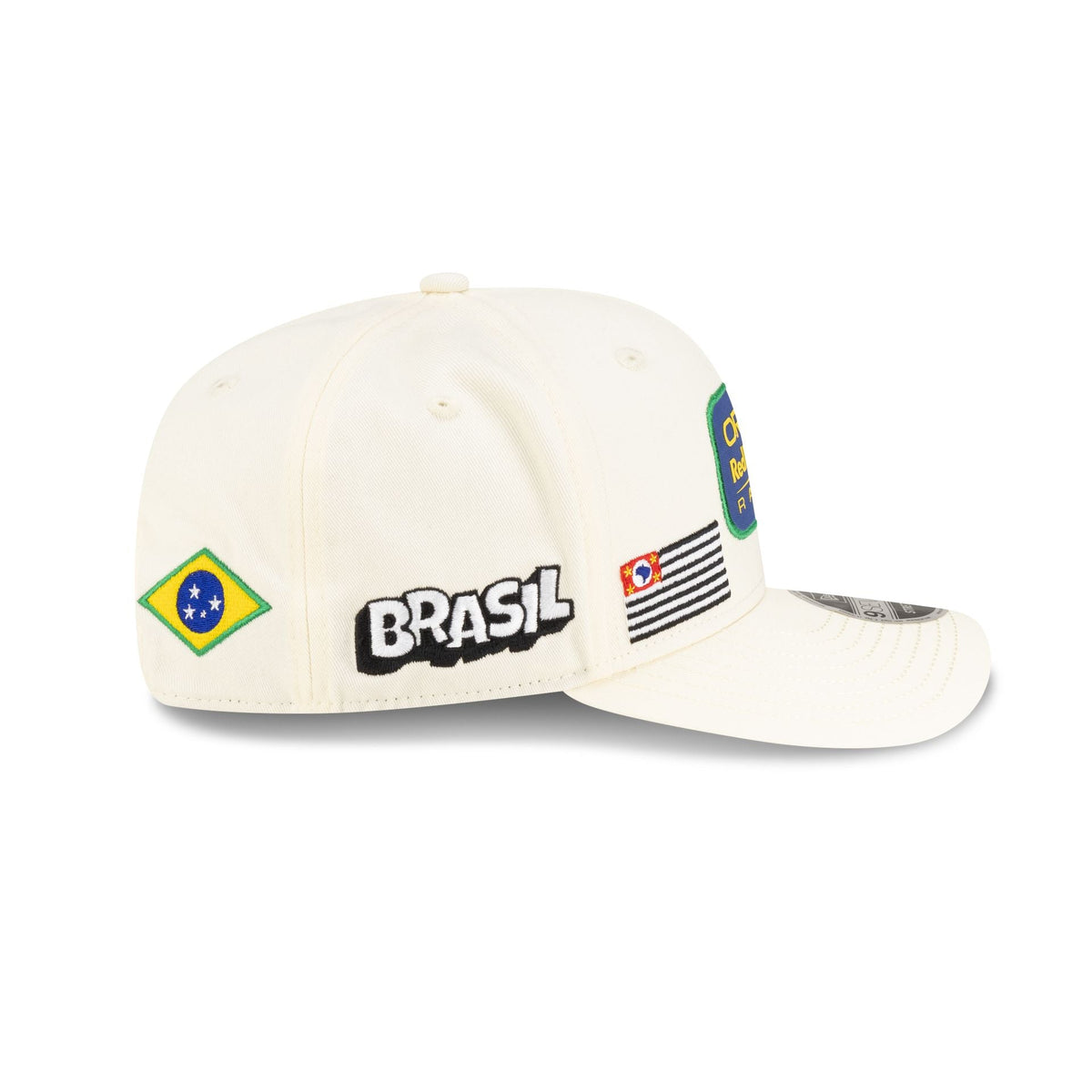 2026 Brazil Race Special Oracle Red Bull Racing Chrome White 9SEVENTY Stretch-Snap Hat