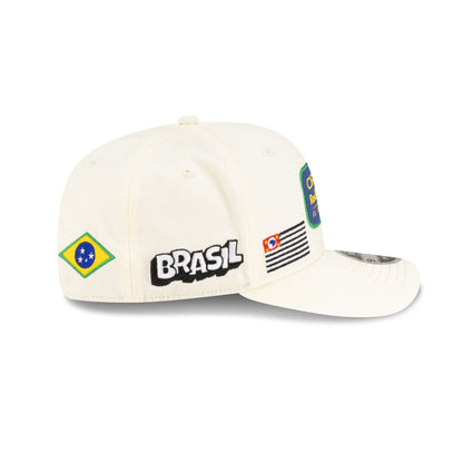2026 Brazil Race Special Oracle Red Bull Racing Chrome White 9SEVENTY Stretch-Snap Hat