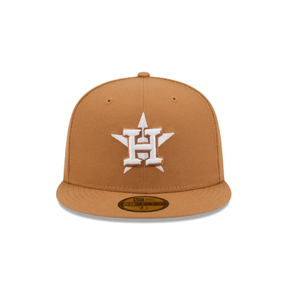 Houston Astros Bronze Basic 59FIFTY Fitted Hat