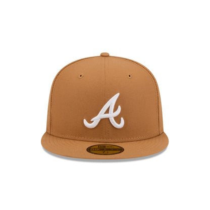 Atlanta Braves Bronze Basic 59FIFTY Fitted Hat