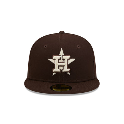 Houston Astros Brown Basic 59FIFTY Fitted Hat