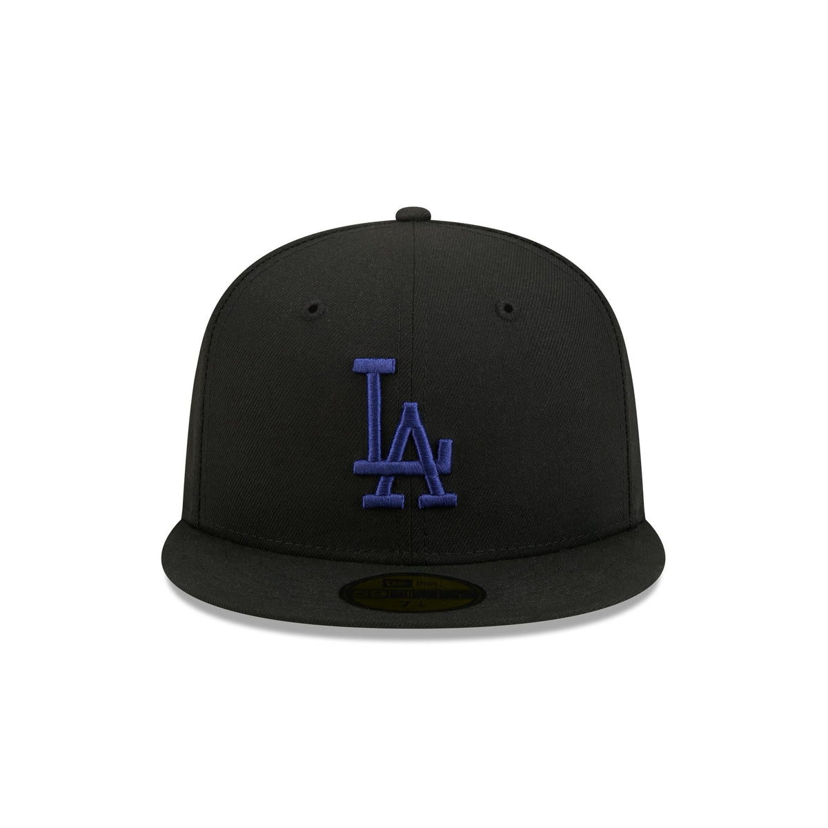 Los Angeles Dodgers Black Basic 59FIFTY Fitted Hat