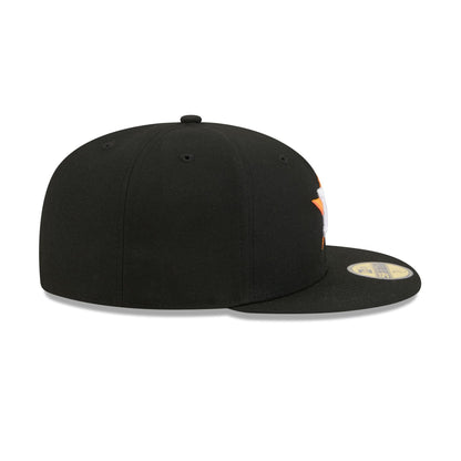 Houston Astros Black Basic 59FIFTY Fitted Hat