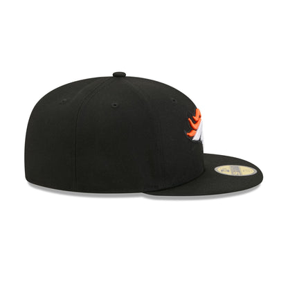 Denver Broncos Black Basic 59FIFTY Fitted Hat