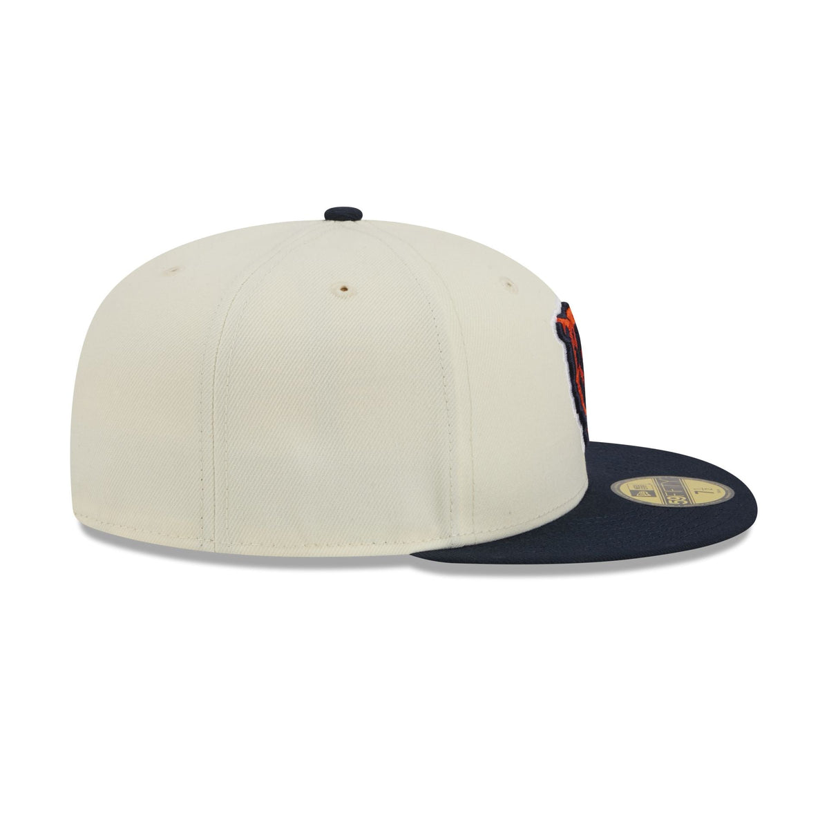 Chicago Bears Chrome White Basic 59FIFTY Fitted Hat