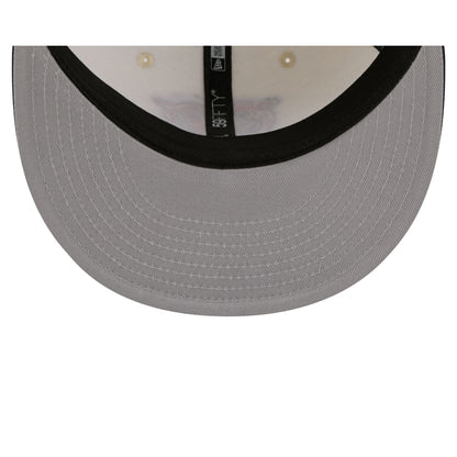 Chicago Bears Chrome White Basic 59FIFTY Fitted Hat