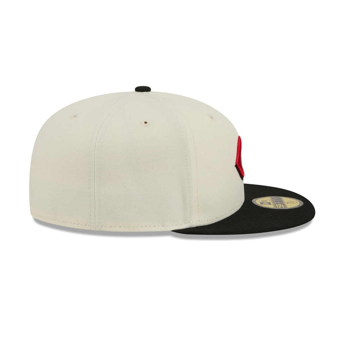 Cincinnati Reds Chrome White Basic 59FIFTY Fitted Hat