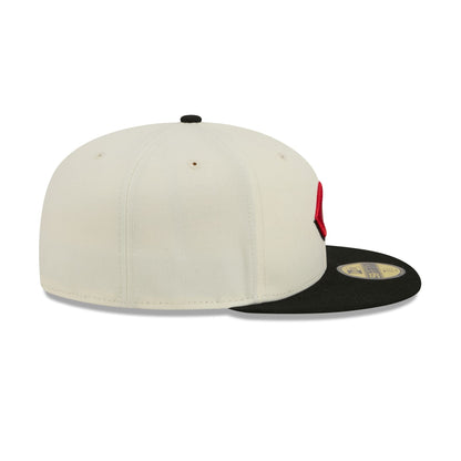 Cincinnati Reds Chrome White Basic 59FIFTY Fitted Hat