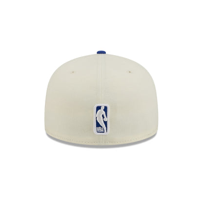 New York Knicks Chrome White Basic 59FIFTY Fitted Hat