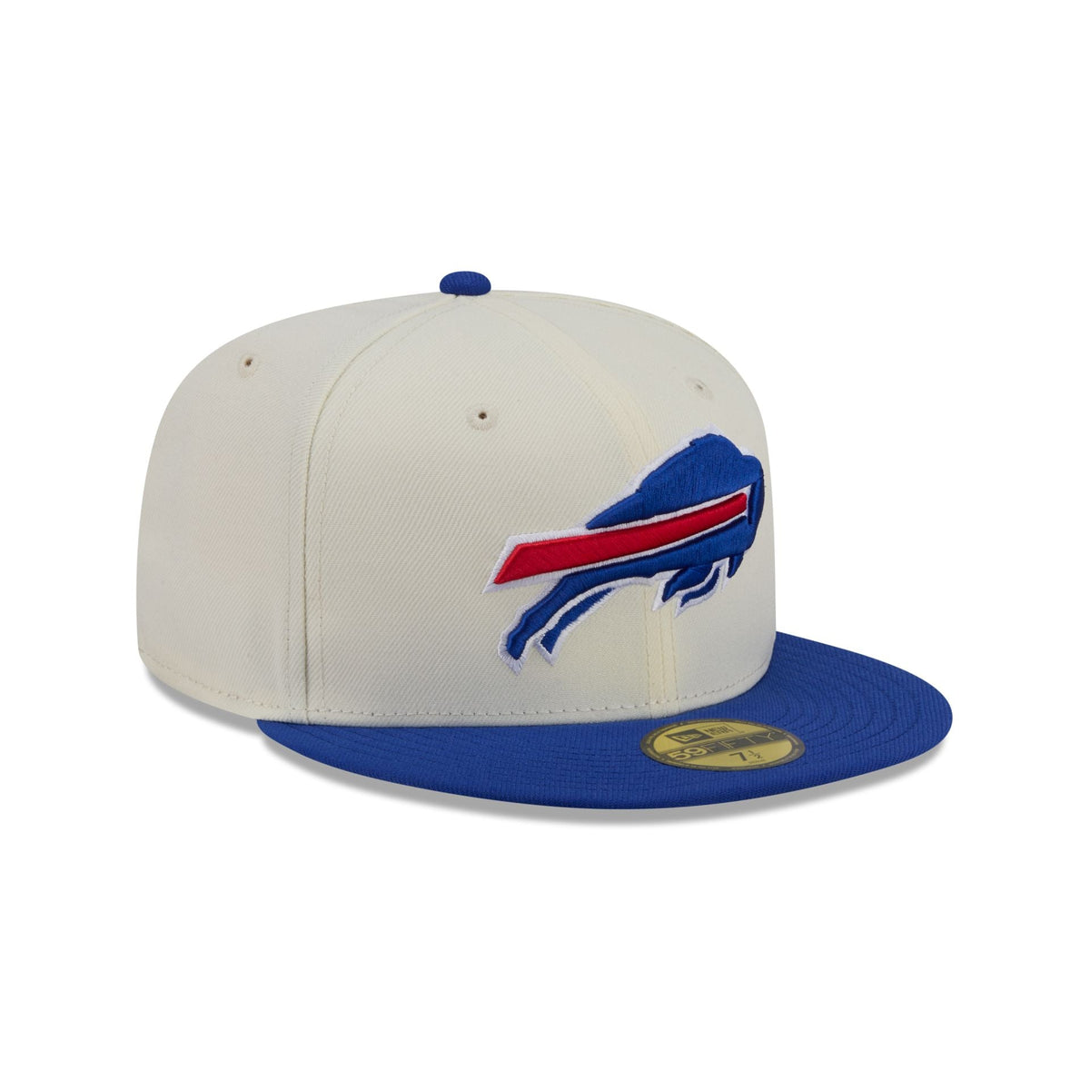 Buffalo Bills Chrome White Basic 59FIFTY Fitted Hat
