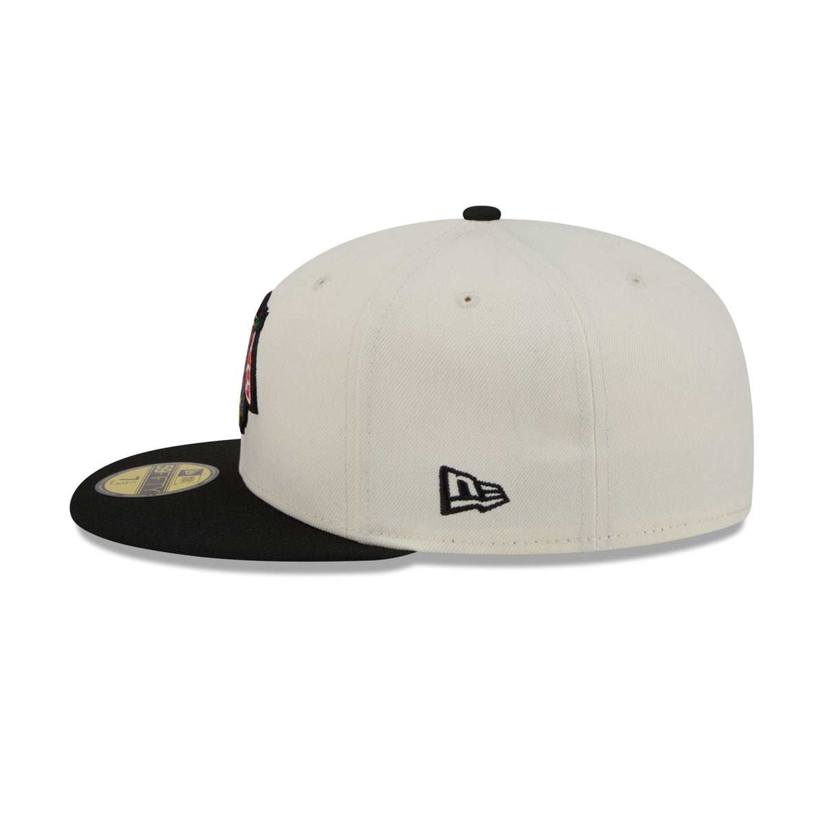 Chicago Blackhawks Chrome White Basic 59FIFTY Fitted Hat