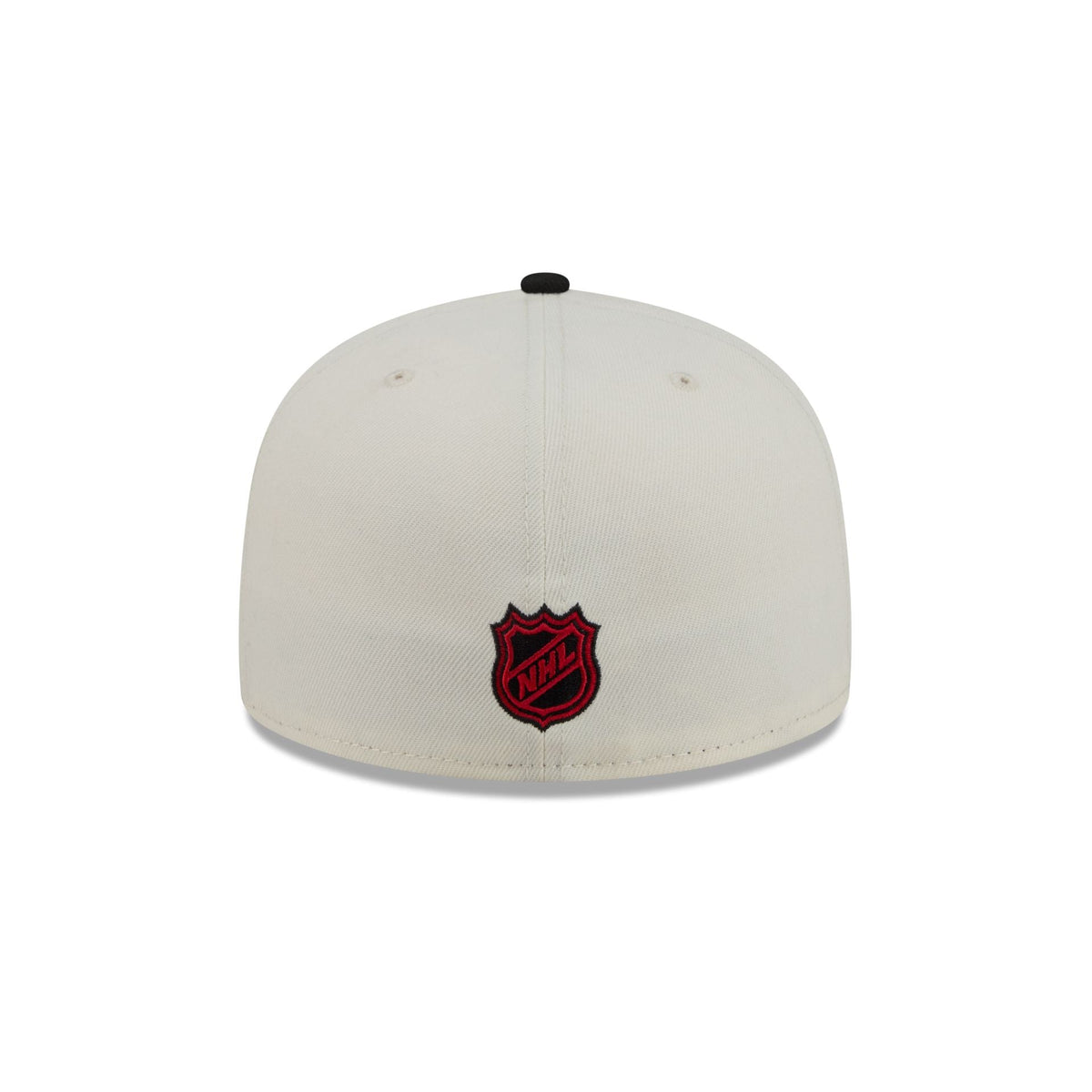 Chicago Blackhawks Chrome White Basic 59FIFTY Fitted Hat