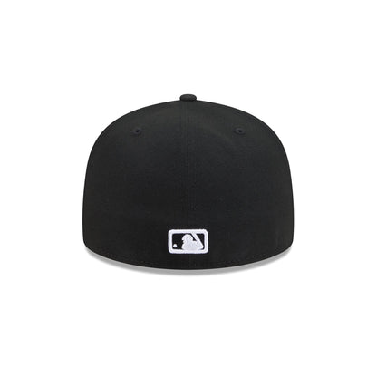 Baltimore Orioles Black and White Basic 59FIFTY Fitted Hat