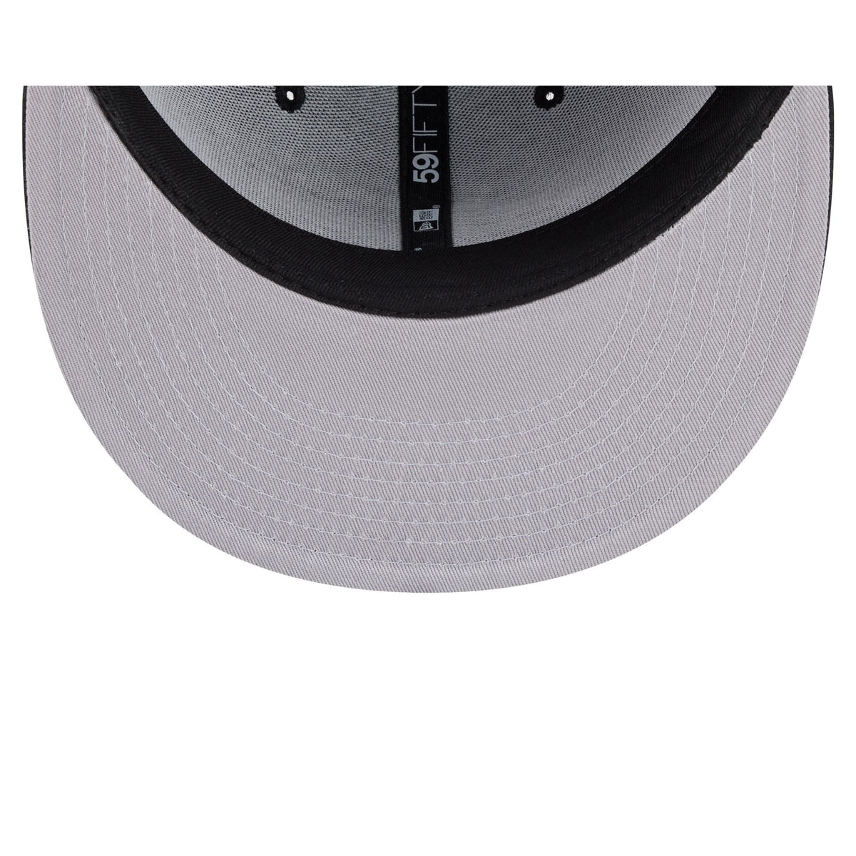 Chicago Bears Black and White Basic 59FIFTY Fitted Hat