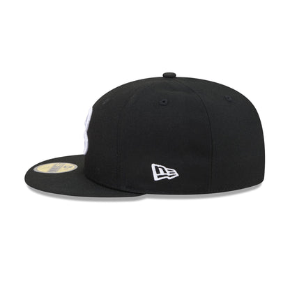 Cincinnati Bengals Black and White Basic 59FIFTY Fitted Hat