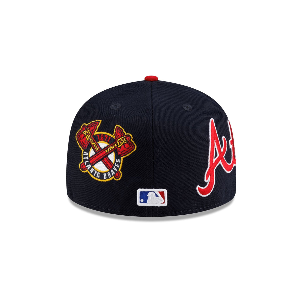 Atlanta Braves Premium Multi Logo 59FIFTY Fitted Hat