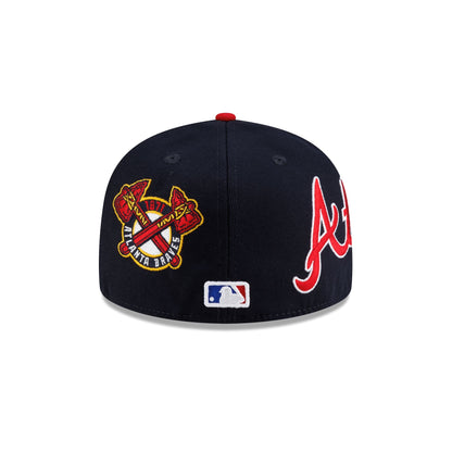 Atlanta Braves Premium Multi Logo 59FIFTY Fitted Hat