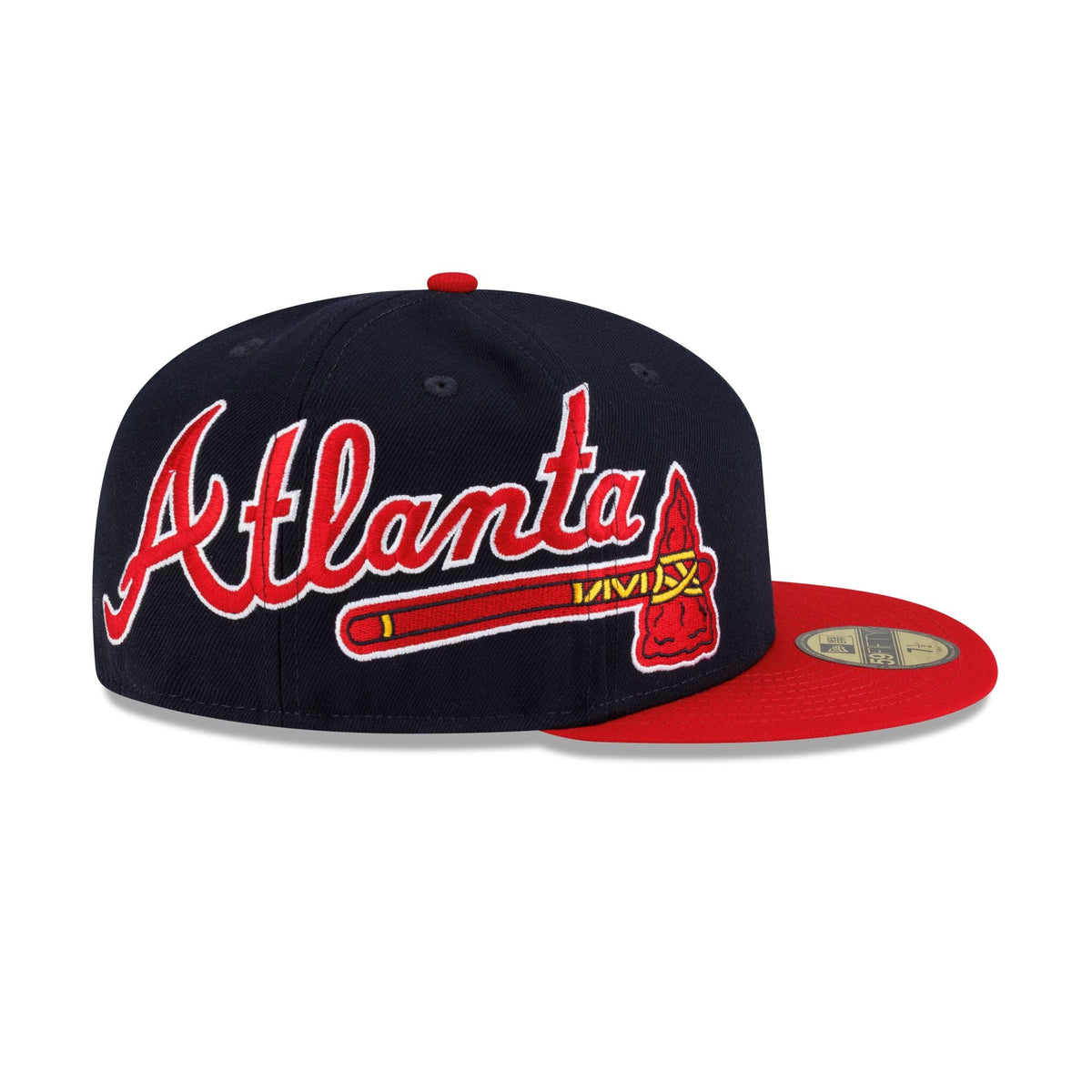 Atlanta Braves Premium Multi Logo 59FIFTY Fitted Hat