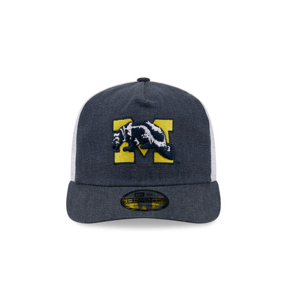 Michigan Wolverines Herringbone Team Colors 19TWENTY Trucker Hat