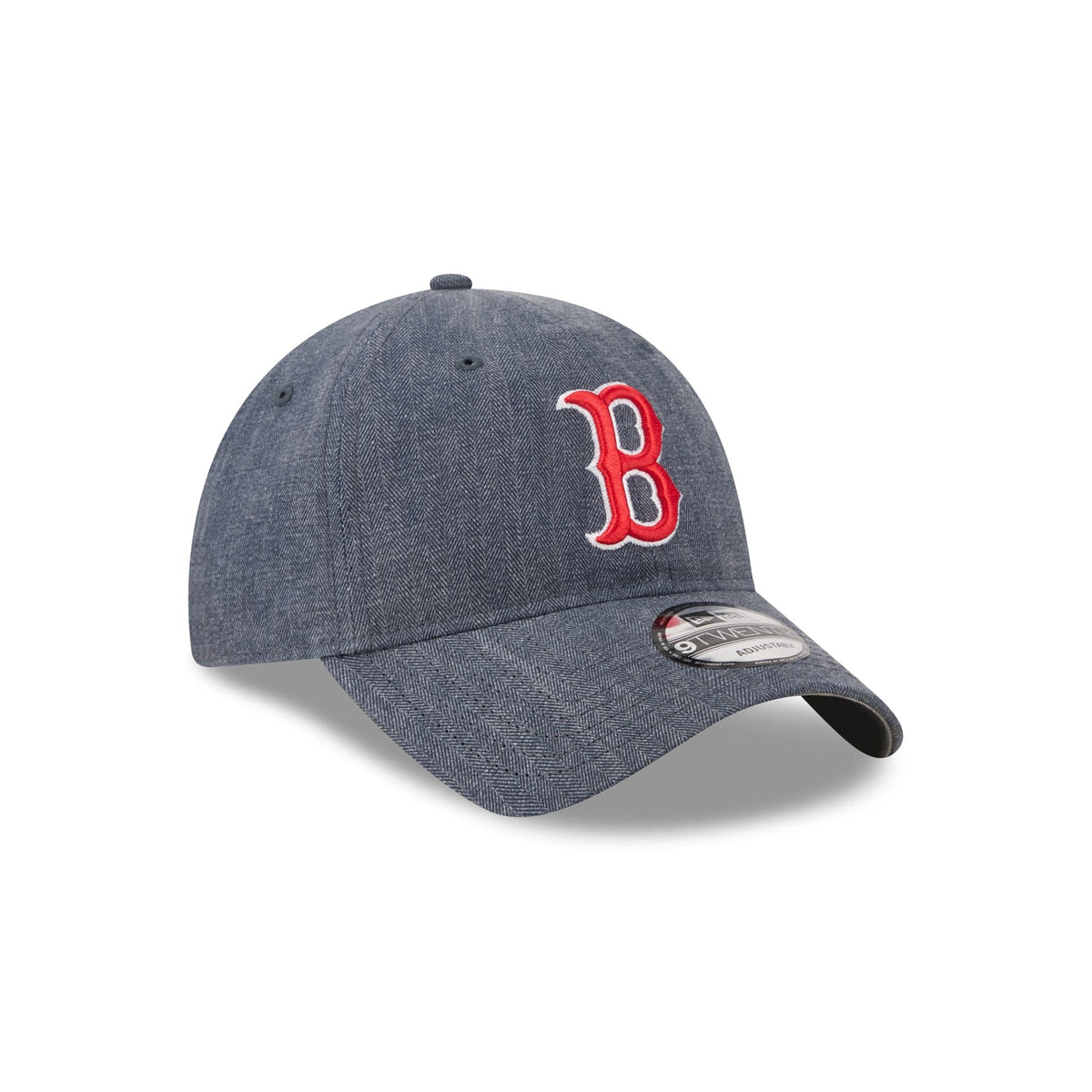 Boston Red Sox Herringbone Team Colors 9TWENTY Adjustable Hat