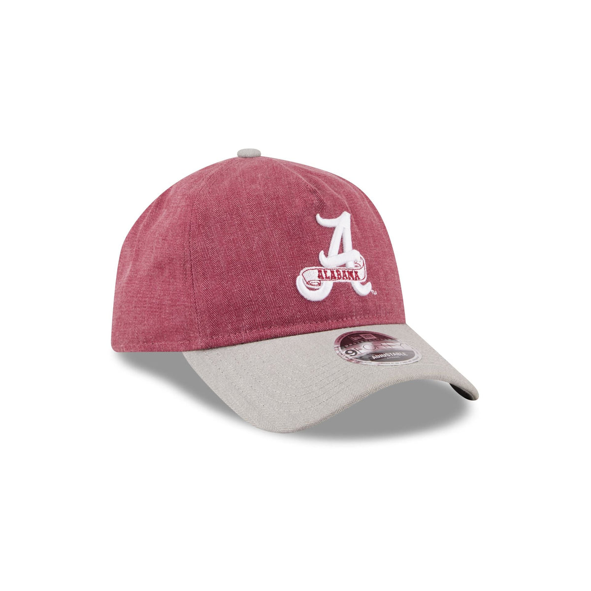 Alabama Crimson Tide Herringbone Team Colors 9TWENTY Adjustable Hat
