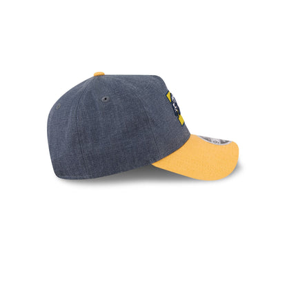 Michigan Wolverines Herringbone Team Colors 9FORTY A-Frame Adjustable Hat