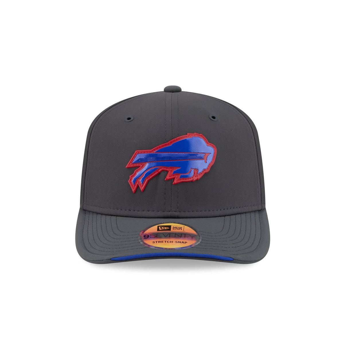 Buffalo Bills 2026 Sideline Gray 9SEVENTY Stretch-Snap Hat