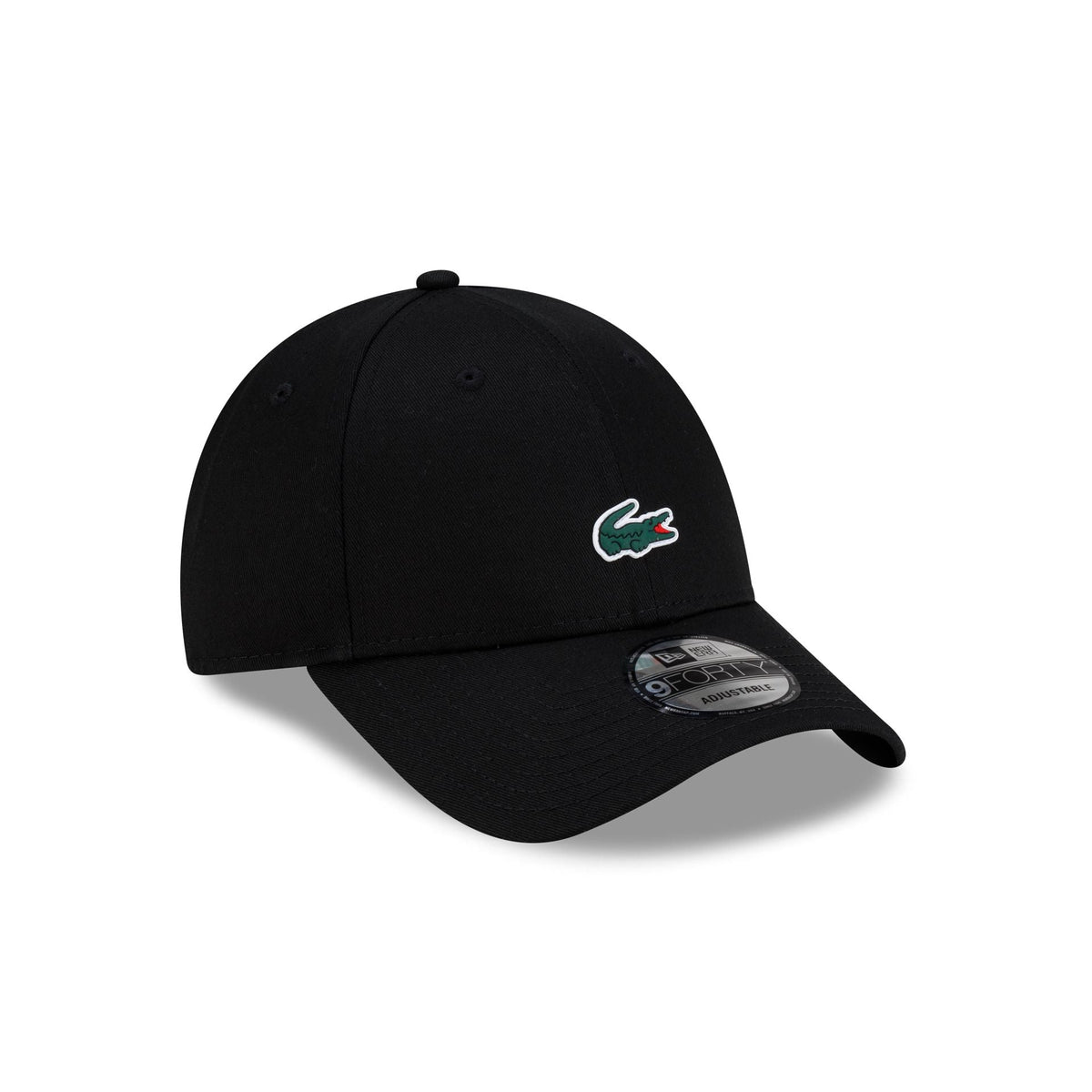 New Era Cap x Lacoste Black 9FORTY Adjustable Hat