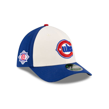 Chicago Cubs 150th Anniversary 39THIRTY M-Crown Stretch Fit Hat