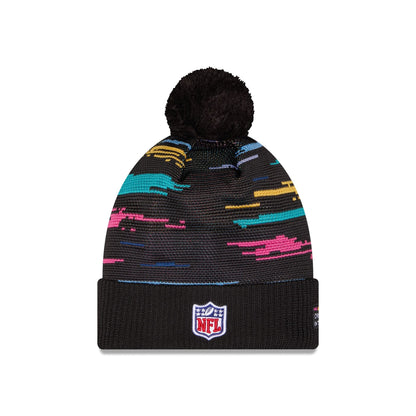 Baltimore Ravens 2026 Crucial Catch Pom Knit Hat
