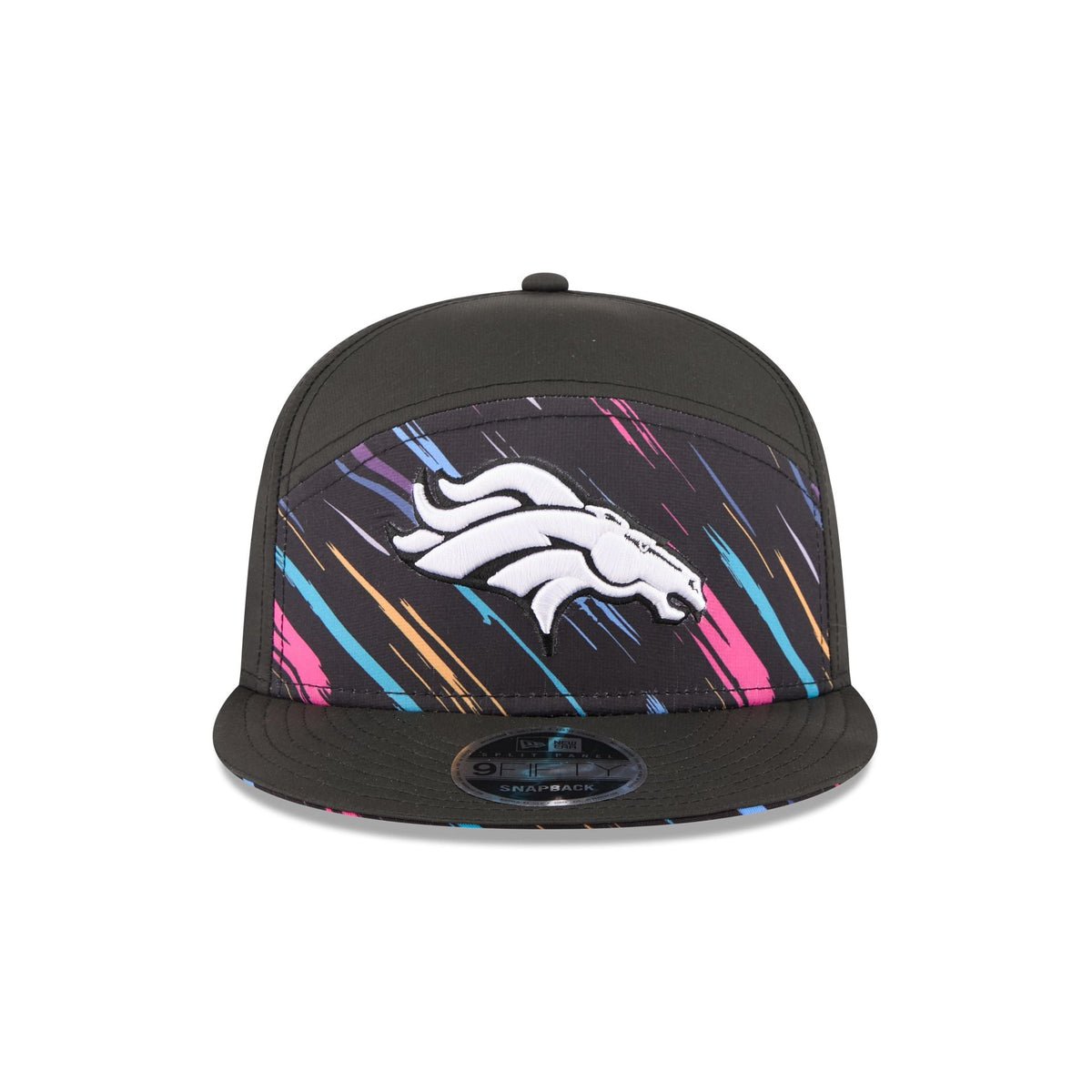 Denver Broncos 2026 Crucial Catch Split Panel 9FIFTY Snapback Hat