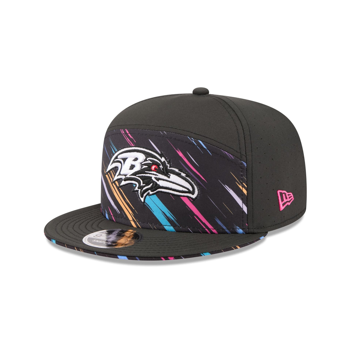 Baltimore Ravens 2026 Crucial Catch Split Panel 9FIFTY Snapback Hat