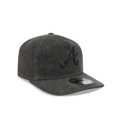 Atlanta Braves Black Pigment Dye 19TWENTY Snapback Hat
