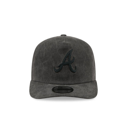Atlanta Braves Black Pigment Dye 19TWENTY Snapback Hat