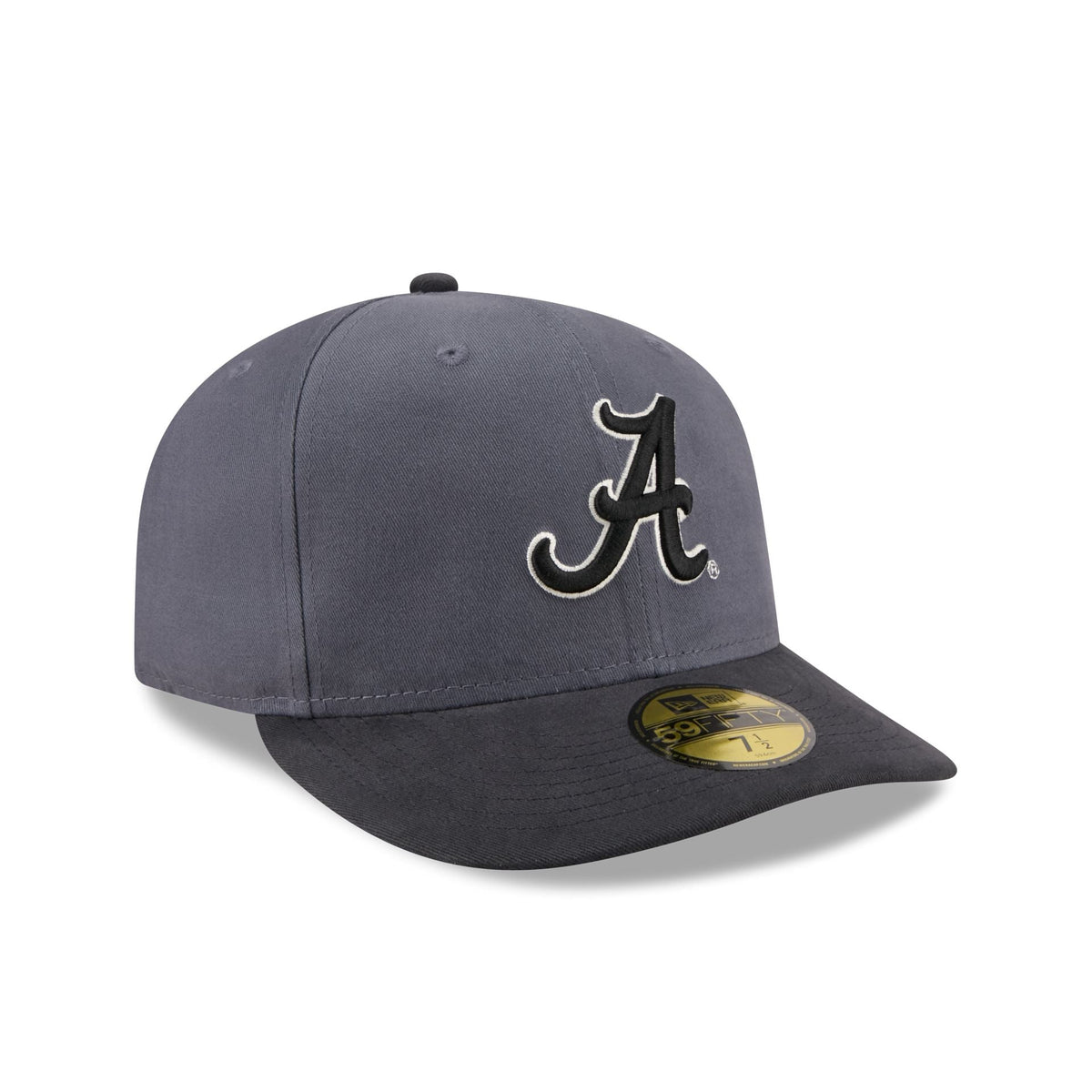 Alabama Crimson Tide Graphite Twill 59FIFTY Fitted Hat