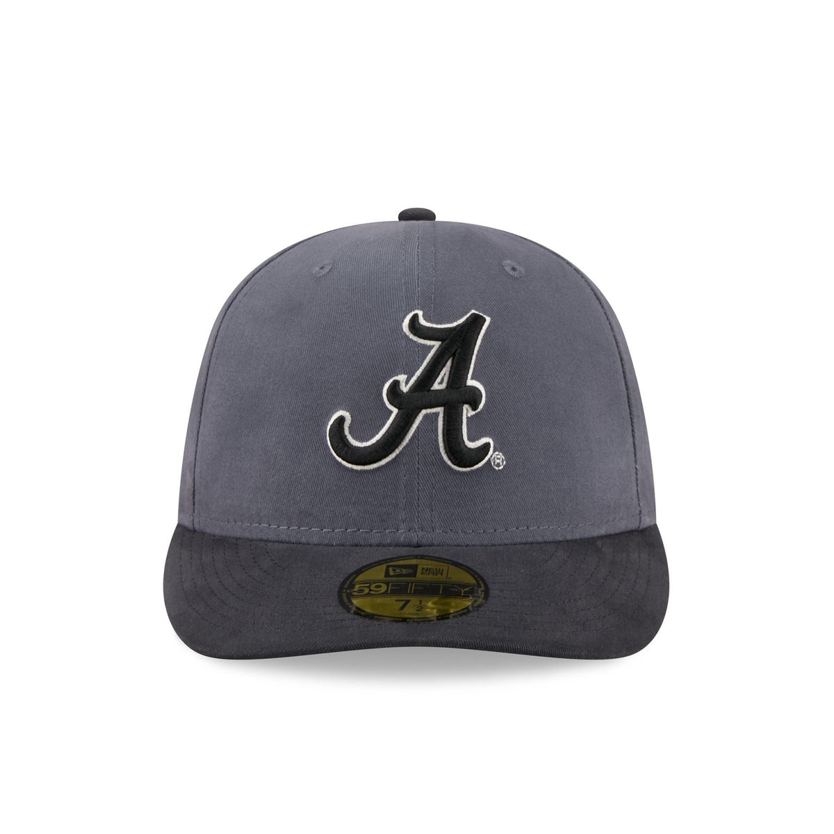 Alabama Crimson Tide Graphite Twill 59FIFTY Fitted Hat