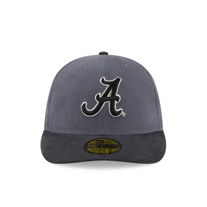 Alabama Crimson Tide Graphite Twill 59FIFTY Fitted Hat